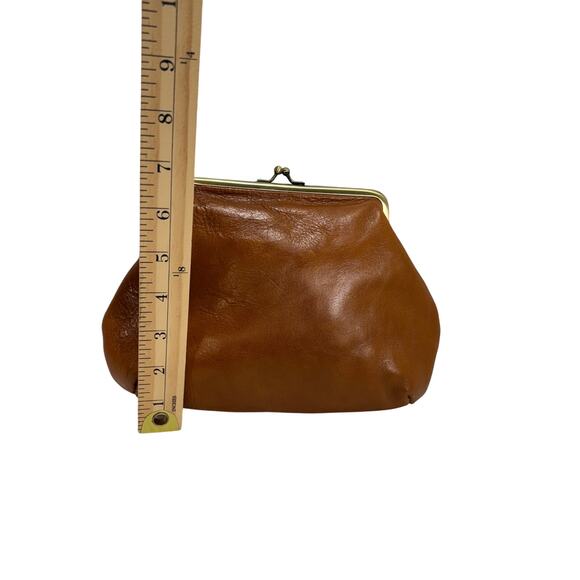 Patricia Nash Brown Leather Kiss Lock Clutch Wallet Coin Purse Organizer Pouch - Picture 11 of 11